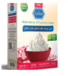 كريمه خفق خاليه من الجلوتين
